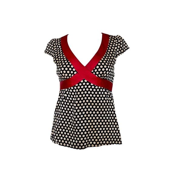 nanette lepore coquette silk babydoll top - Picture 1 of 8